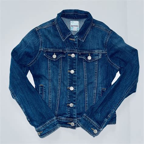 old navy blue denim jacket